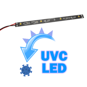 Strip rigida con 4 LED UVC