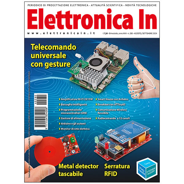 Numero 280 di Elettronica In - Agosto / Settembre